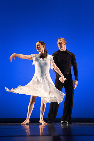 Student Dancers come together and perform Extravadance in the Kirkham Auditorium.