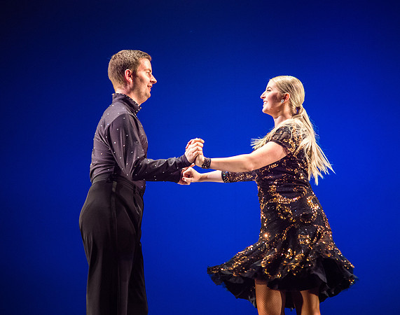 Student Dancers come together and perform Extravadance in the Kirkham Auditorium.
