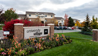 University Village married student housing.
