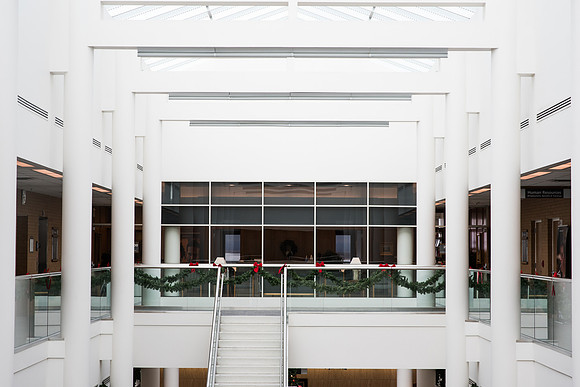 BYU-Idaho decks the halls for the Christmas holiday.