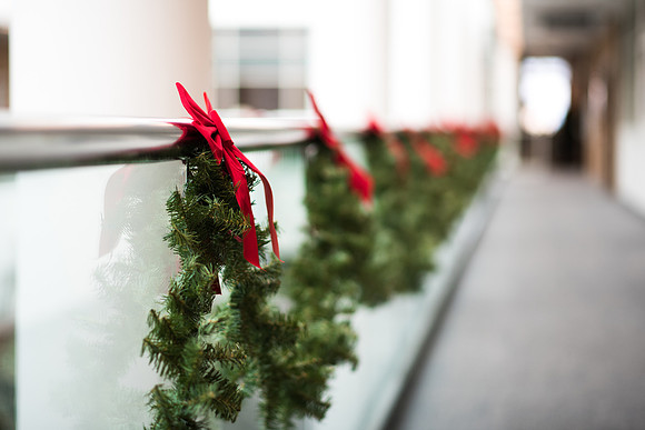 BYU-Idaho decks the halls for the Christmas holiday.