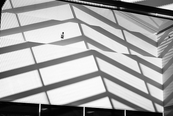 The Kimball Building ceiling window light offers some pretty neat design and textures.