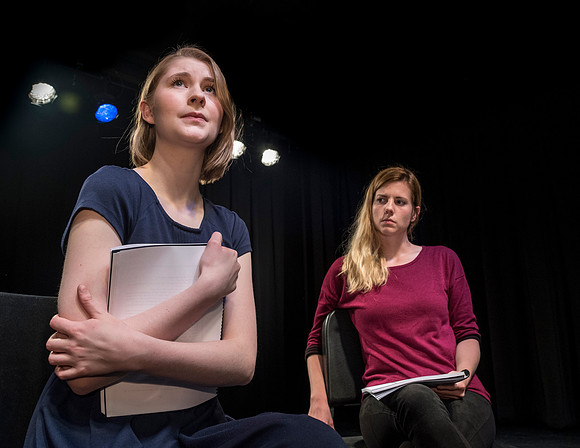 The theater department performs readings as part of the Ibsen Series.