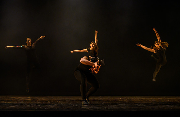 The Department of Theatre and Dance colorful Extravadance performance. Held in the Snow Drama Theatre.