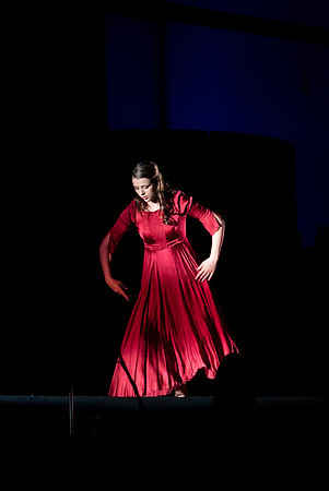 Student Dancer performs during Gary Larsen's talk at Devotional.