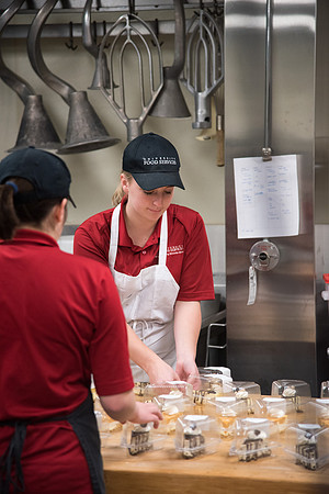 Food Services work to provide delicious food for anyone on campus.