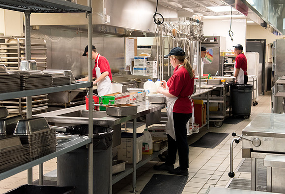 Food Services work to provide delicious food for anyone on campus.