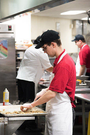 Food Services work to provide delicious food for anyone on campus.