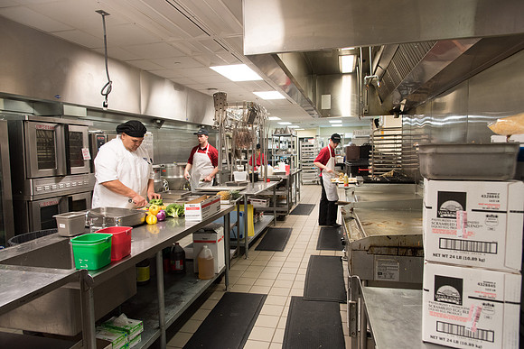 Food Services work to provide delicious food for anyone on campus.