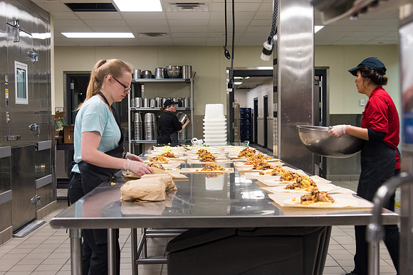 Food Services work to provide delicious food for anyone on campus.