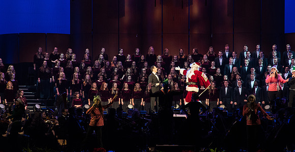 Brigham Young University-Idaho presents A BYU-Idaho Christmas 2017. Featuring BYU-Idaho Choirs, Orchestra, & Dancers with Special Guests, Santino Fontana, and Lexi Walker.