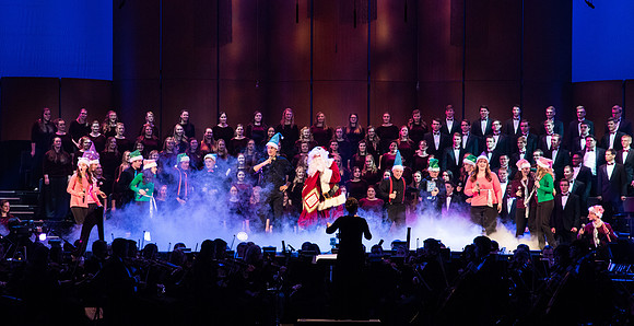 Brigham Young University-Idaho presents A BYU-Idaho Christmas 2017. Featuring BYU-Idaho Choirs, Orchestra, & Dancers with Special Guests, Santino Fontana, and Lexi Walker.