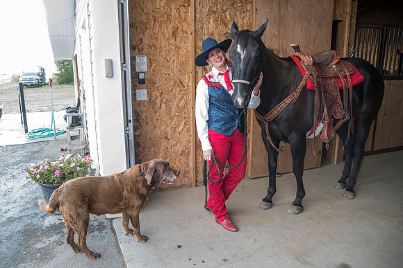 Julie Lee is an Americana horseback rider and has been affiliated with teaching at BYU-Idaho.