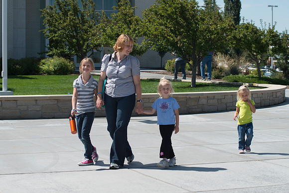 Family between classes.