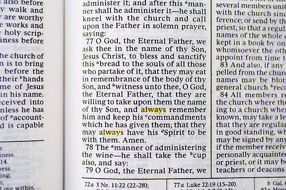 Doctrine and Covenants Section 20:77.