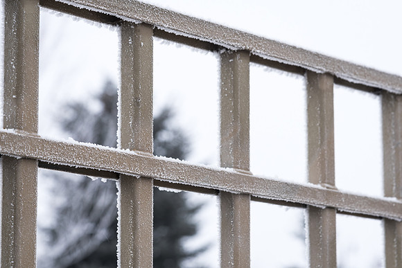The Rexburg temple on an icy December morning. 2017