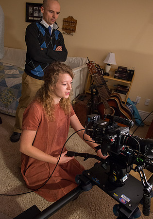 Adam Wickern is the I.T. Man for a video to help recruit Online Learning instructors.