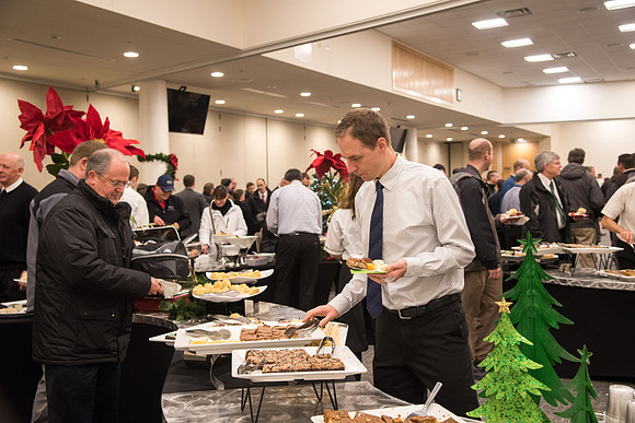 BYU-Idaho employee Christmas pie Social - 2017.