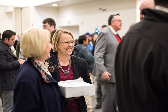 BYU-Idaho employee Christmas pie Social - 2017.