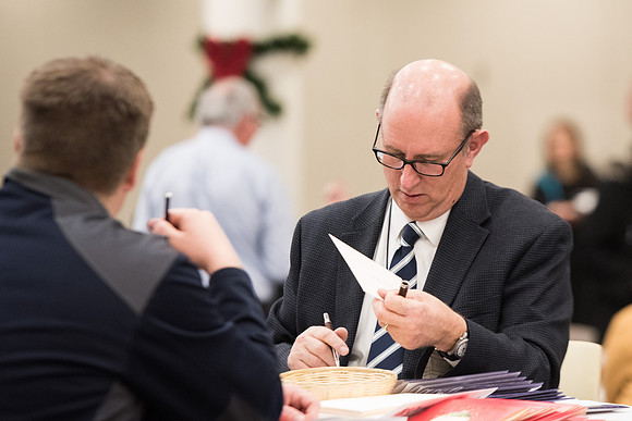 BYU-Idaho employee Christmas pie Social - 2017.
