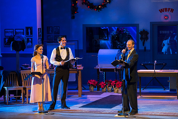 It's a Wonderful Life: A Live Radio Play, comes to life on stage at the Snow Drama Theater at BYU-Idaho.  It was written by Joe Landry and directed by Roger Merrill.