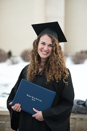 Graduate, Lana Strathearn, on Graduation Day.
