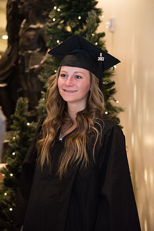 Graduates and families capture the moment after Commencement.