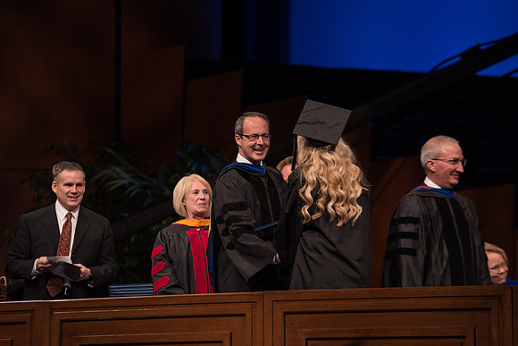 The Agriculture and Life Science Convocation was held in the BYU-Idaho Center.