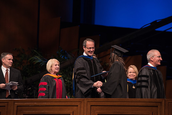 The Agriculture and Life Science Convocation was held in the BYU-Idaho Center.