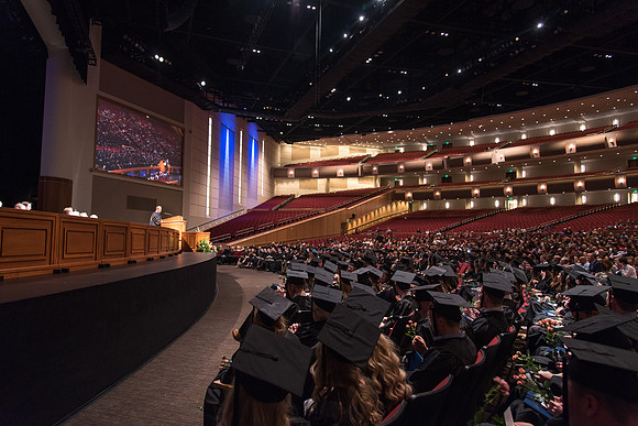 The Agriculture and Life Science Convocation was held in the BYU-Idaho Center.