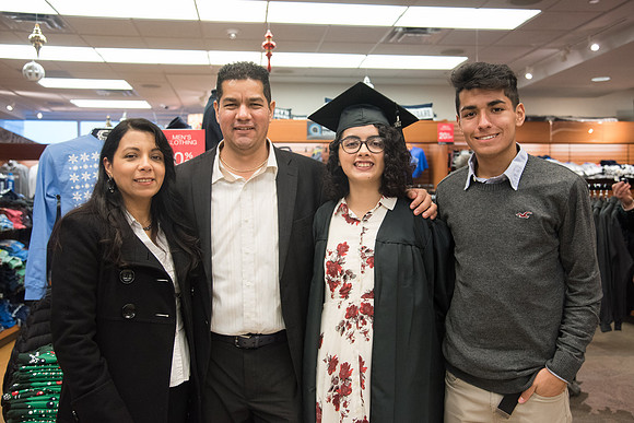 BYU-Idaho Graduation. Fall Semester. Students accompanied by their friends and family. Dec 2017