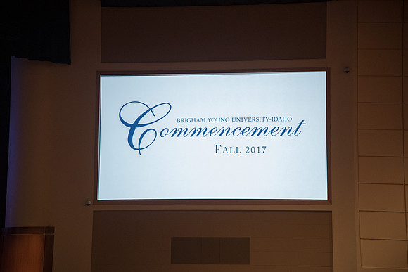 BYU-Idaho Graduation. Commencement.Fall Semester.