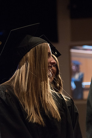 BYU-Idaho Graduation. Fall Semester. Students walking out of the iCenter. Dec 2017