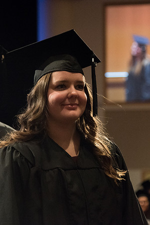 BYU-Idaho Graduation. Fall Semester. Students walking out of the iCenter. Dec 2017