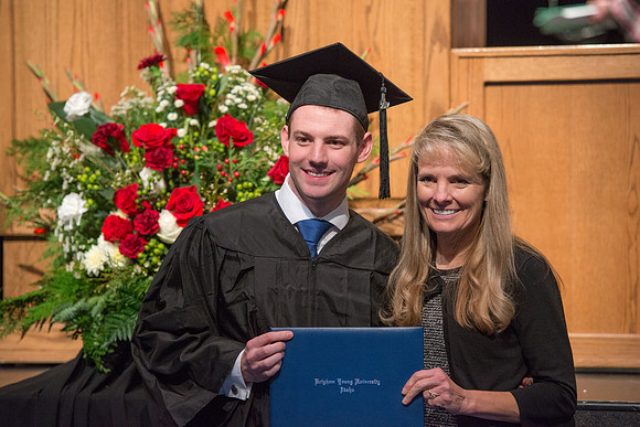 Convocation for College of Physical Sciences and Engineering in the Hart Auditorium.