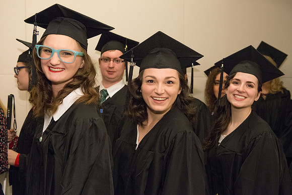 Processional - Graduates enter the BYU-Idaho Center Auditorium. Dec 2017