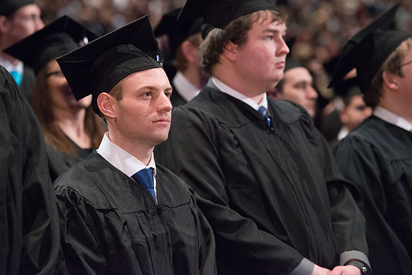 BYU-Idaho graduation in the I-Center.  Dec 2107.