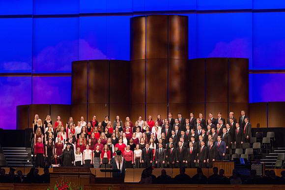 BYU-Idaho Commencement in the BYU-Idaho Center. Dec 2017