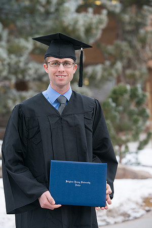 Graduates on campus after Convocation.
