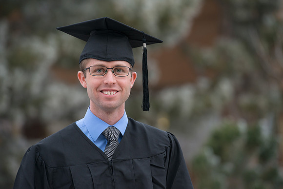 Graduates on campus after Convocation.