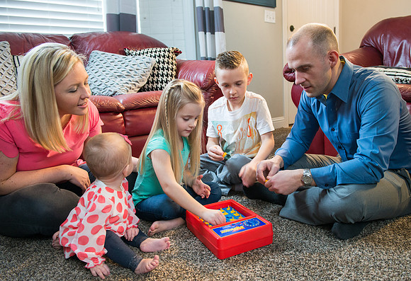 Adam Wickern the I.T. Man and his family for a video to help recruit Online Learning instructors.