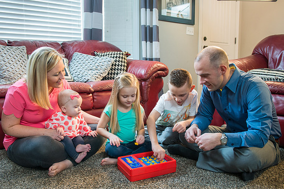 Adam Wickern the I.T. Man and his family for a video to help recruit Online Learning instructors.