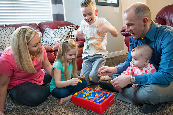 Adam Wickern the I.T. Man and his family for a video to help recruit Online Learning instructors.