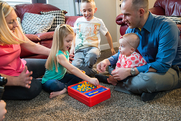 Adam Wickern the I.T. Man and his family for a video to help recruit Online Learning instructors.