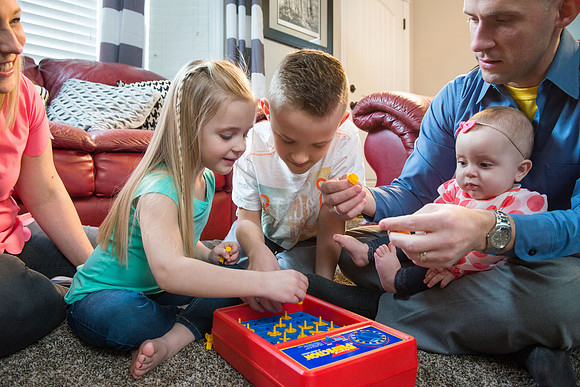 Adam Wickern the I.T. Man and his family for a video to help recruit Online Learning instructors.