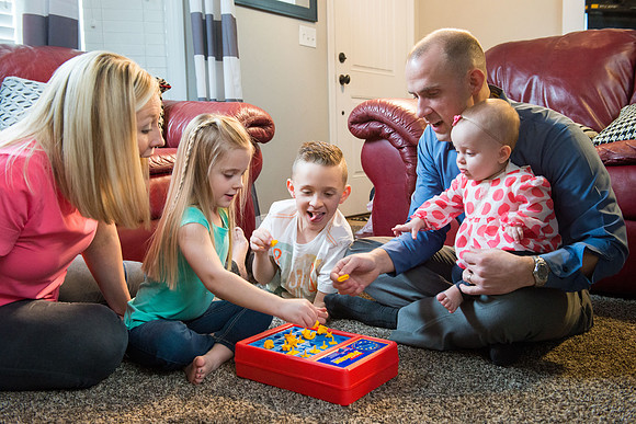 Adam Wickern the I.T. Man and his family for a video to help recruit Online Learning instructors.