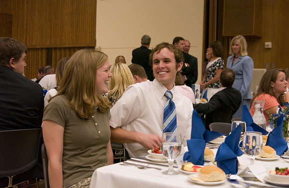 2006 Summer Grad Banquet with Alumni President Trina Landon, Bonnie Parkin, and Paul Johnson