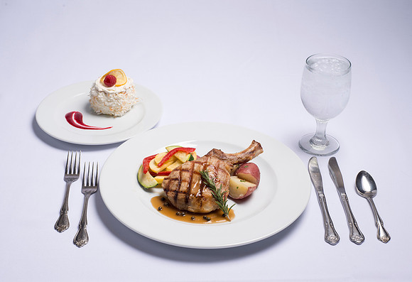 BYU-Idaho Food Service Catering. Cranberry Pork Loin Perfectly seasoned, Pork Loin covered in tangy Cranberry Orange sauce. Served with Herb Roasted Red Potatoes