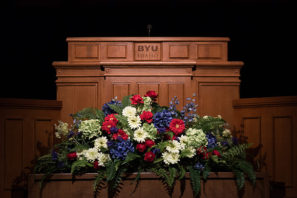 The official welcome to new students and parents from President and Sister Eyring. Jan 2018