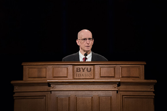 The official welcome to new students and parents from President and Sister Eyring. Jan 2018